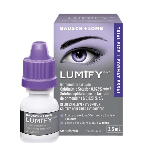Lumify Redness Reliever Eye Drops -Trial Size 3.5ml - Picture 1 of 15
